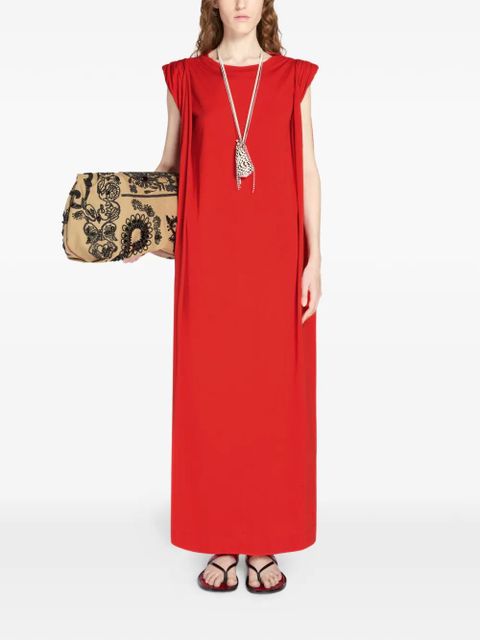 DRIES VAN NOTEN loose T-shirt dress - Red - zdjęcie produktu nr 2