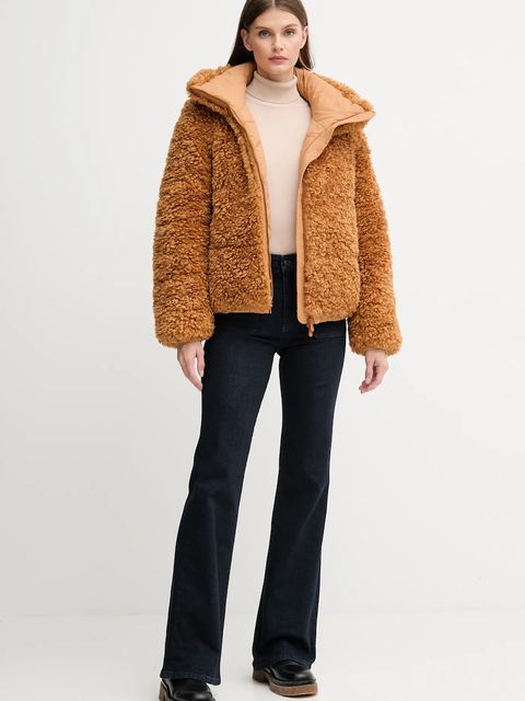 Save The Duck kurtka KENNIE kolor brązowy zimowa D31990W.CURL21