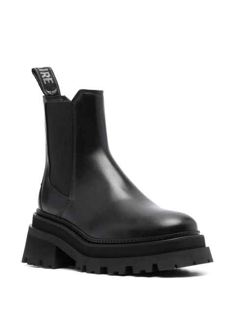 Zadig&Voltaire round-toe leather Chelsea boots - Black - zdjęcie produktu nr 2