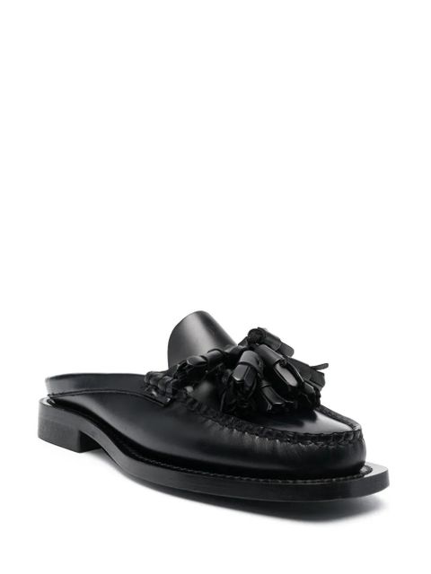 Hereu Cairel slip-on leather loafers - Black