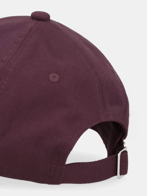 HUGO czapka z daszkiem bawełniana kolor fioletowy gładka 50533427 - zdjęcie produktu nr 2