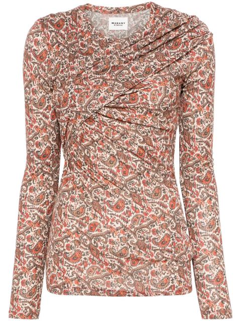 MARANT ÉTOILE Dressi top - Red - zdjęcie produktu nr 1