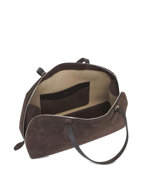 TOTEME medium Day suede tote bag - Brown