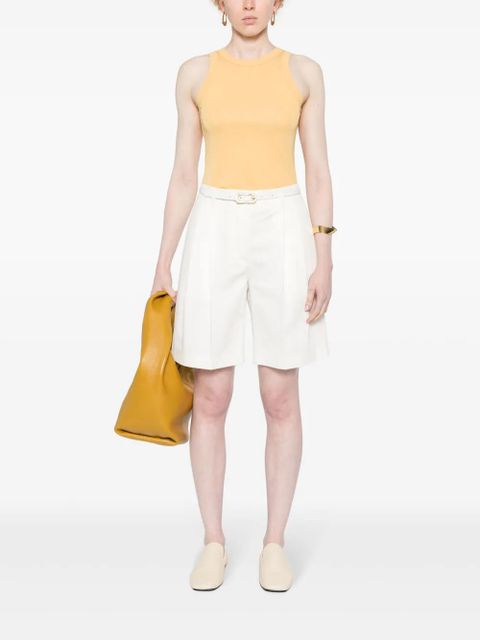 TOTEME sleeveless crepe tank top - Yellow - zdjęcie produktu nr 2