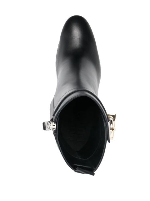 Givenchy padlock-detail ankle boots - Black