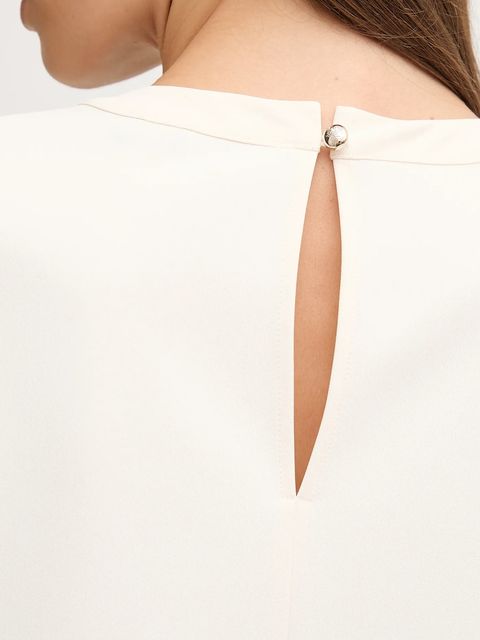 Joop! bluzka damska kolor beżowy gładka 30048081