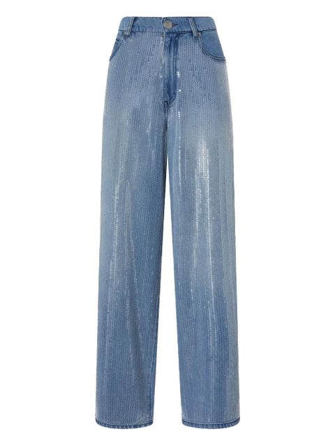PINKO sequin-embellished jeans - Blue - zdjęcie produktu nr 1