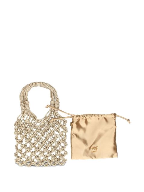 PINKO knotted tote bag - Gold