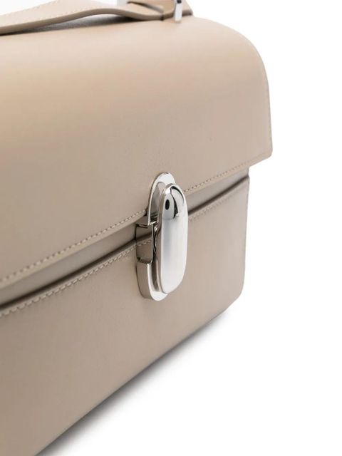 Savette Symmetry 19 leather crossbody bag - Neutrals