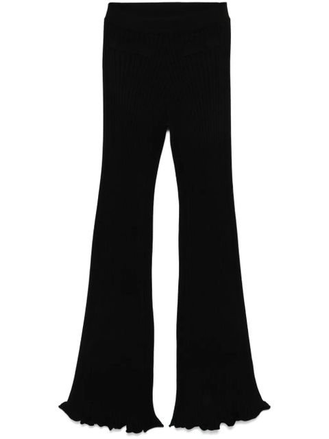 Rabanne ribbed trousers - Black - zdjęcie produktu nr 1