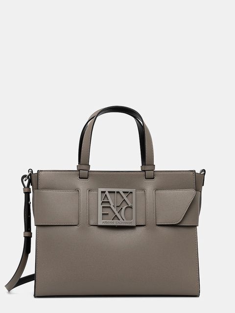 Armani Exchange torebka kolor szary 942689 0A874 - zdjęcie produktu nr 1