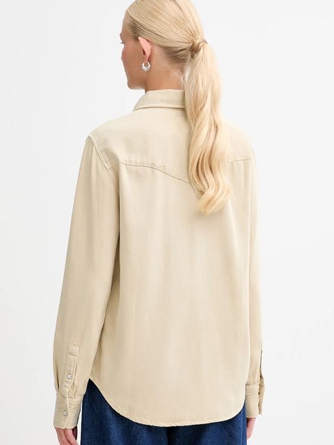 Levi's koszula damska kolor beżowy 16786