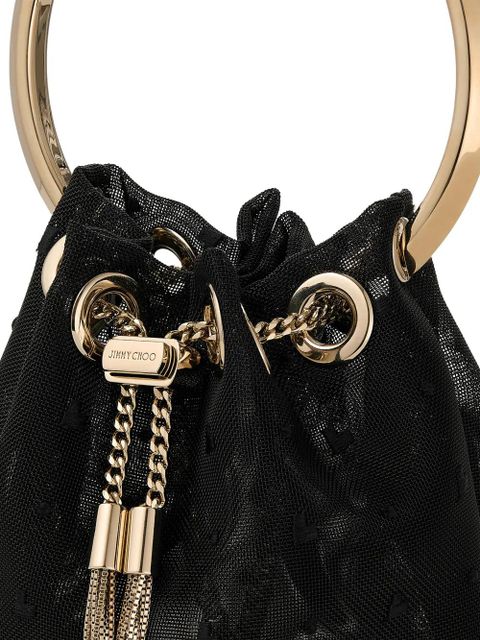 Jimmy Choo mini Bon Bon cross body bag - Black