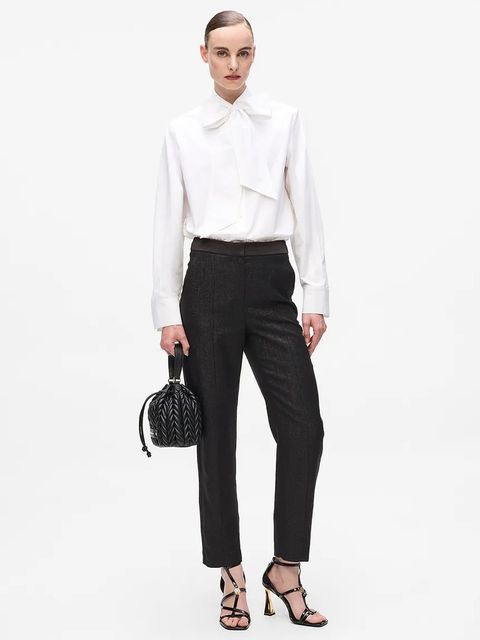 Karl Lagerfeld koszula bawełniana damska kolor biały regular A4W11009