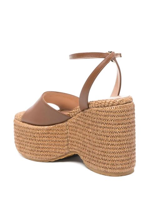 Gianvito Rossi 110mm leather sandals - Brown