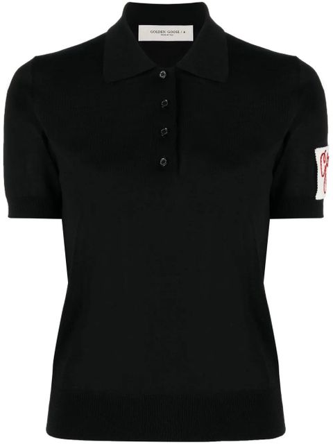 Golden Goose short-sleeve polo shirt - Black - zdjęcie produktu nr 1