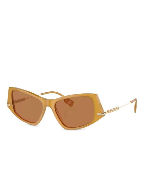 Burberry Eyewear geometric-frame sunglasses - Yellow - zdjęcie produktu nr 2