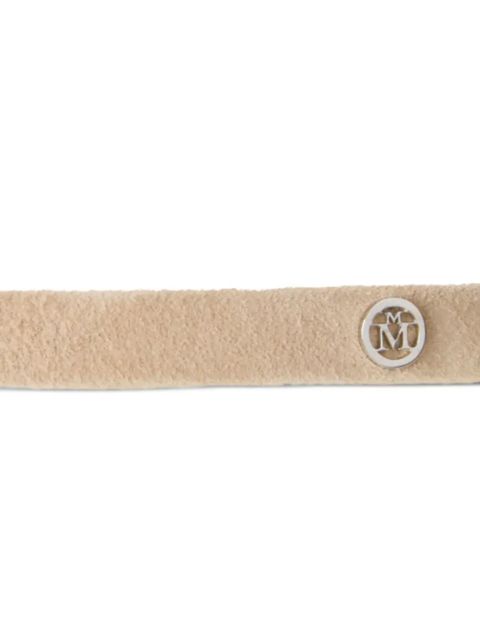 Maison Michel logo-plaque headband - Neutrals - zdjęcie produktu nr 2