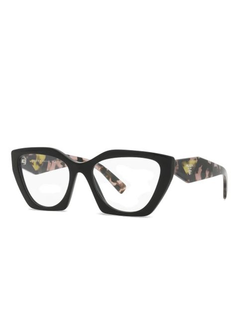 Prada Eyewear cat-eye frame glasses - Black