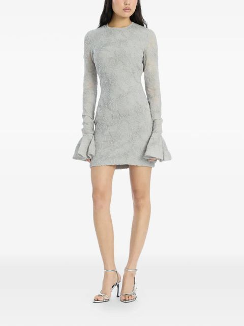 ROTATE BIRGER CHRISTENSEN long-sleeves mini dress - Grey