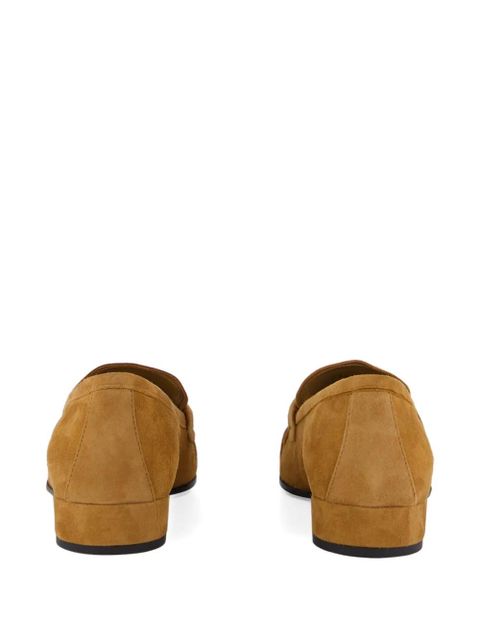 Prada leather loafers - Brown