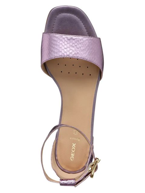 Geox sandały skórzane D NEW ERAKLIA 15 damskie kolor fioletowy D5580B 000KY C8020