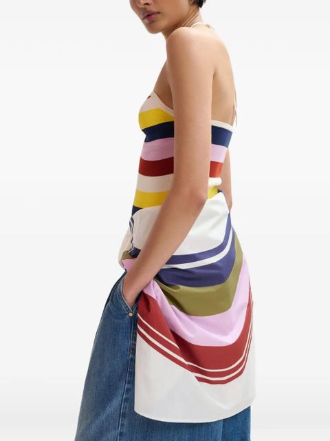 Essentiel Antwerp striped-pattern top - White