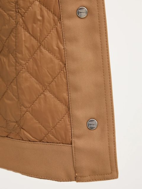 Tommy Hilfiger kurtka kolor brązowy przejściowa WW0WW45641