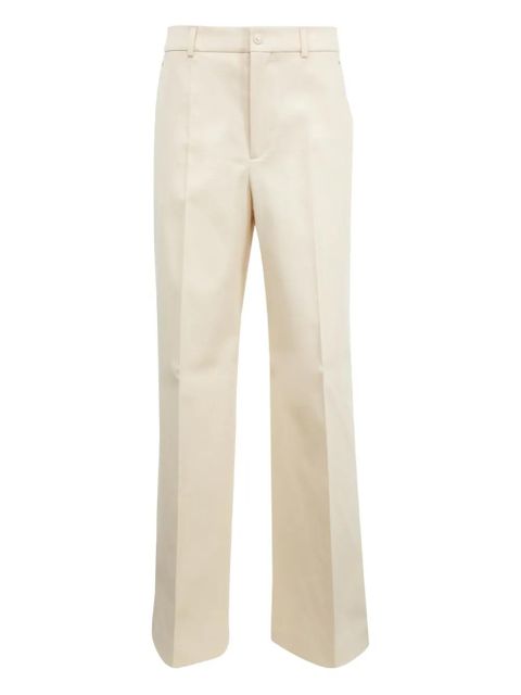 Moncler flat-front tailored trousers - Neutrals - zdjęcie produktu nr 1
