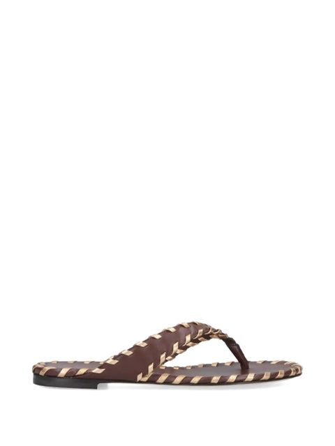 Gianvito Rossi Shanti braided sandals - Brown - zdjęcie produktu nr 1