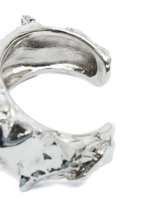 MM6 Maison Margiela polished-finish cuff bracelet - Silver