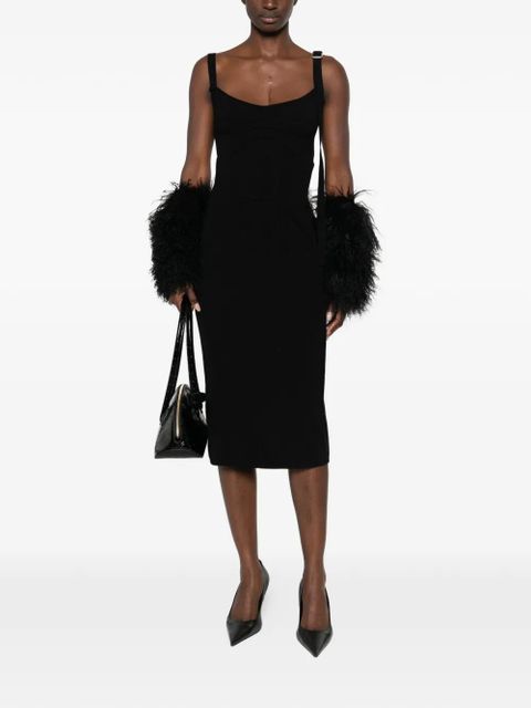 The Attico Panel dress - Black