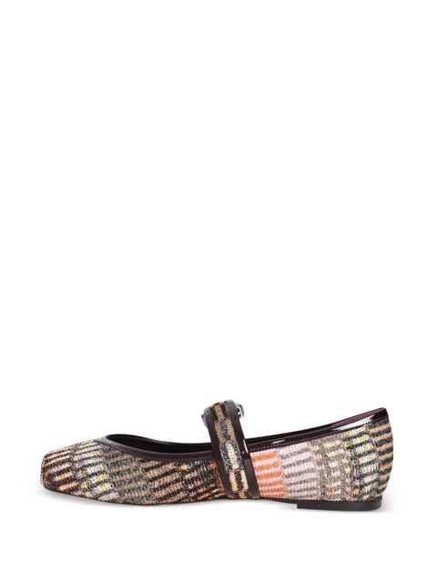 Missoni Jean ballerina shoes - Brown
