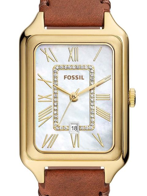 Fossil zegarek kolor brązowy