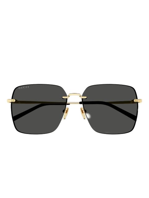 Gucci Eyewear GG1955SA square-frame sunglasses - Gold