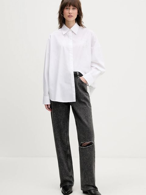 Hugo Blue jeansy Leni_B damskie high waist 50556525 - zdjęcie produktu nr 2