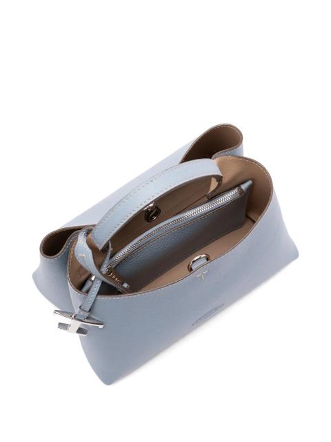 Tod's 'T'-charm leather tote bag - Blue