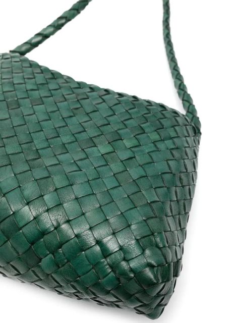 DRAGON DIFFUSION Rosanna leather shoulder bag - Green - zdjęcie produktu nr 2