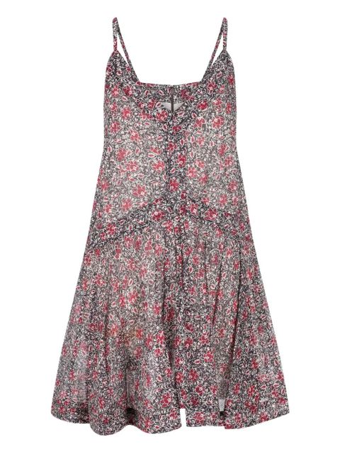 ISABEL MARANT floral-pattern top - Black - zdjęcie produktu nr 1