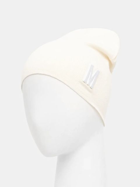 Moschino czapka wełniana kolor beżowy M5877 60803