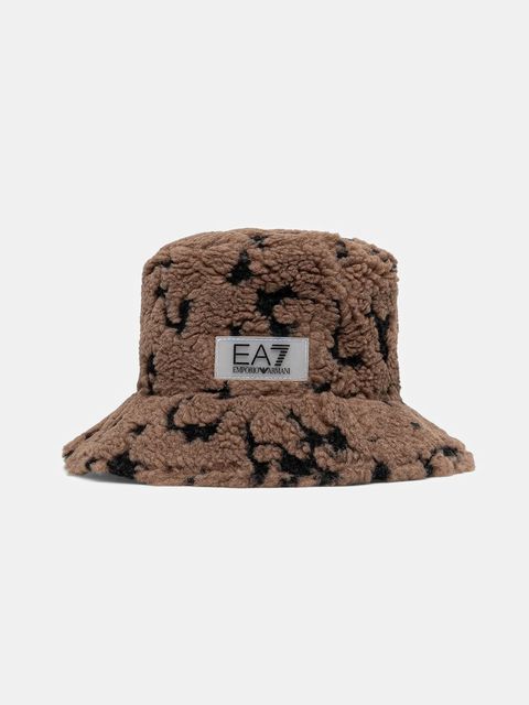 EA7 Emporio Armani kapelusz kolor brązowy AF16373.7W000708 - zdjęcie produktu nr 1