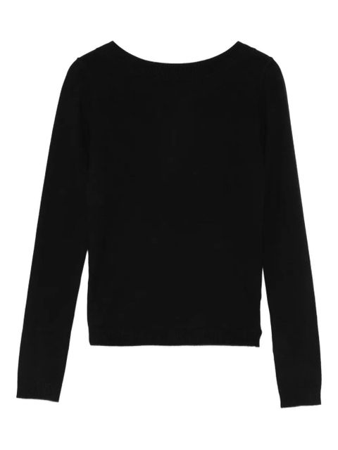 Gimaguas Natalie V-back sweater - Black