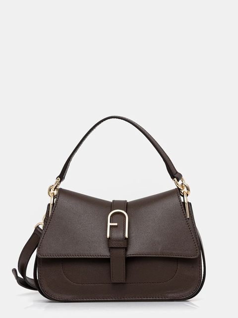 Furla torebka skórzana kolor brązowy WB01032.BX2045.4284S - zdjęcie produktu nr 1