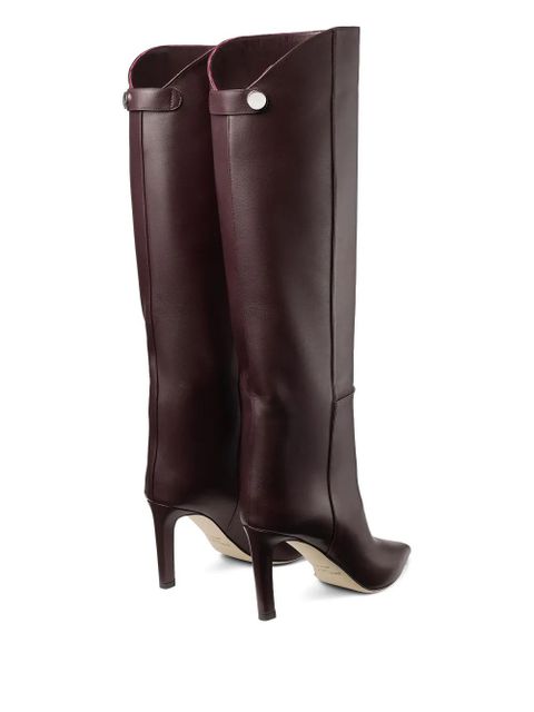 Jimmy Choo 85mm Alizze knee-high boots - Brown