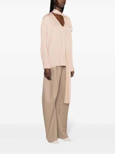 Givenchy scarf-detail silk blouse - Pink - zdjęcie produktu nr 2