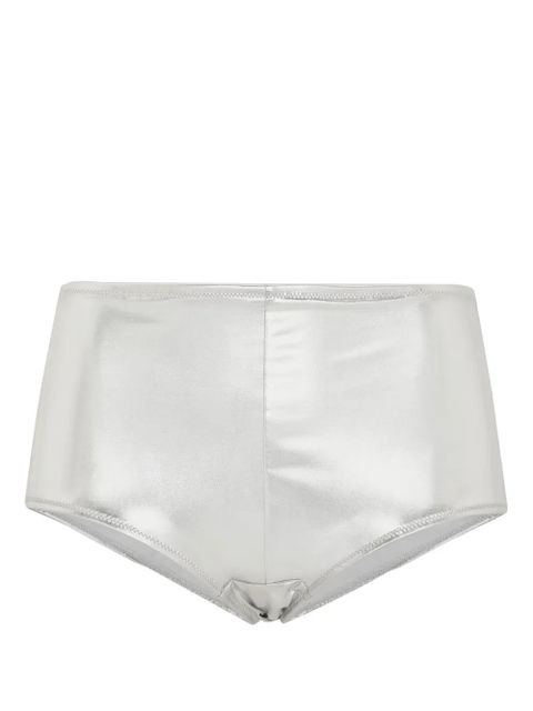 Dolce & Gabbana low-rise foiled briefs - Silver - zdjęcie produktu nr 1