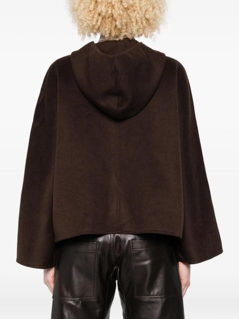 Ba&Sh hooded patch-pocket jacket - Brown