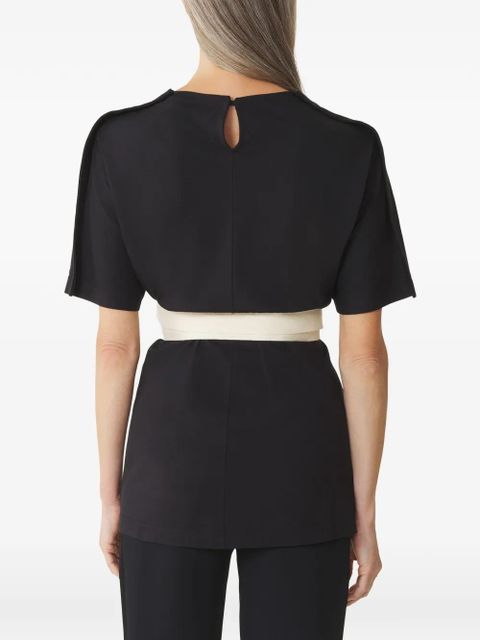 Lanvin tie-detail top - Black