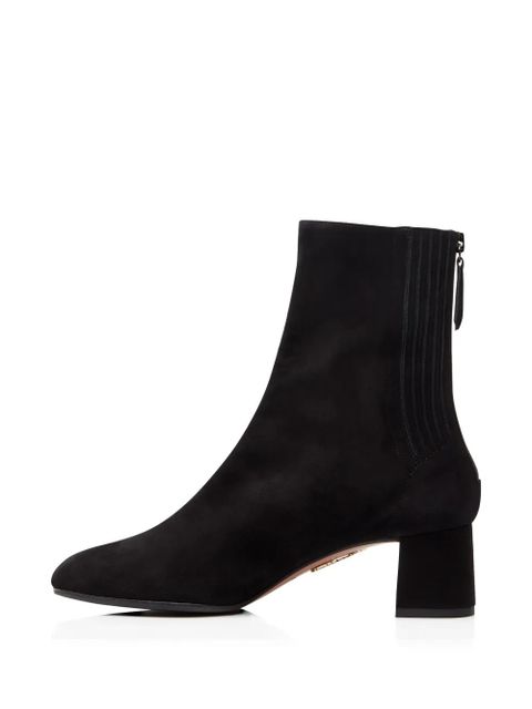 Aquazzura Saint Honore suede ankle boots - Black