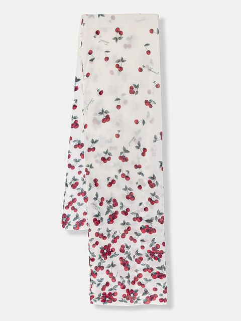 Twinset szal damski z dodatkiem wełny - zdjęcie produktu nr 2